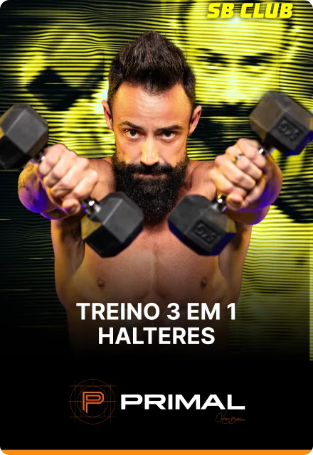 Treino 3 em 1 Halteres